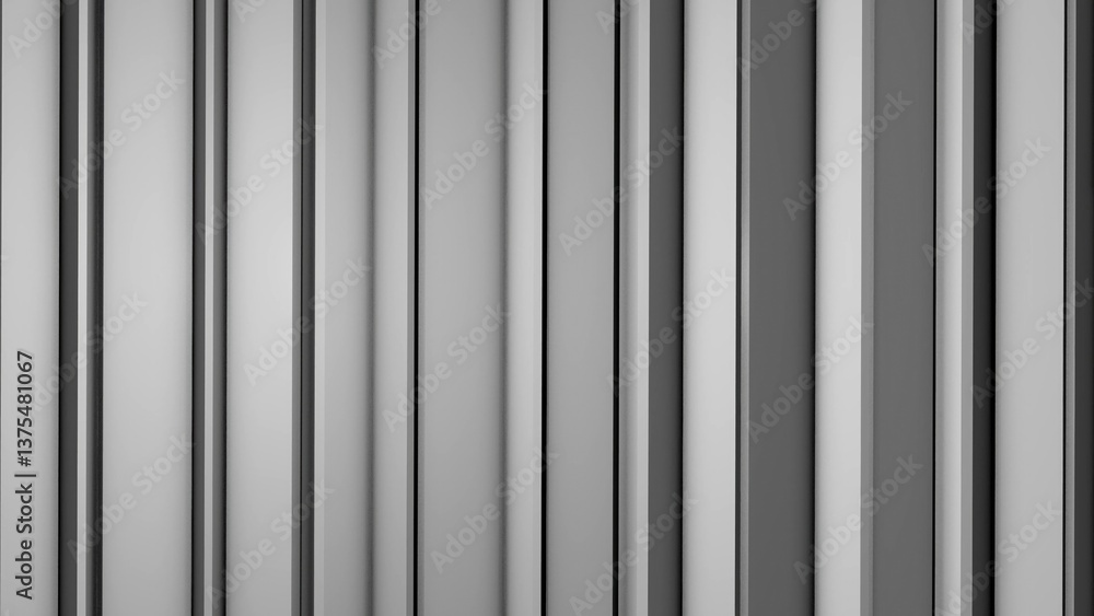 Parallel vertical lines creating a three-dimensional pattern forming a textured background Parallel vertical lines creating a three-dimensional pattern forming a textured background