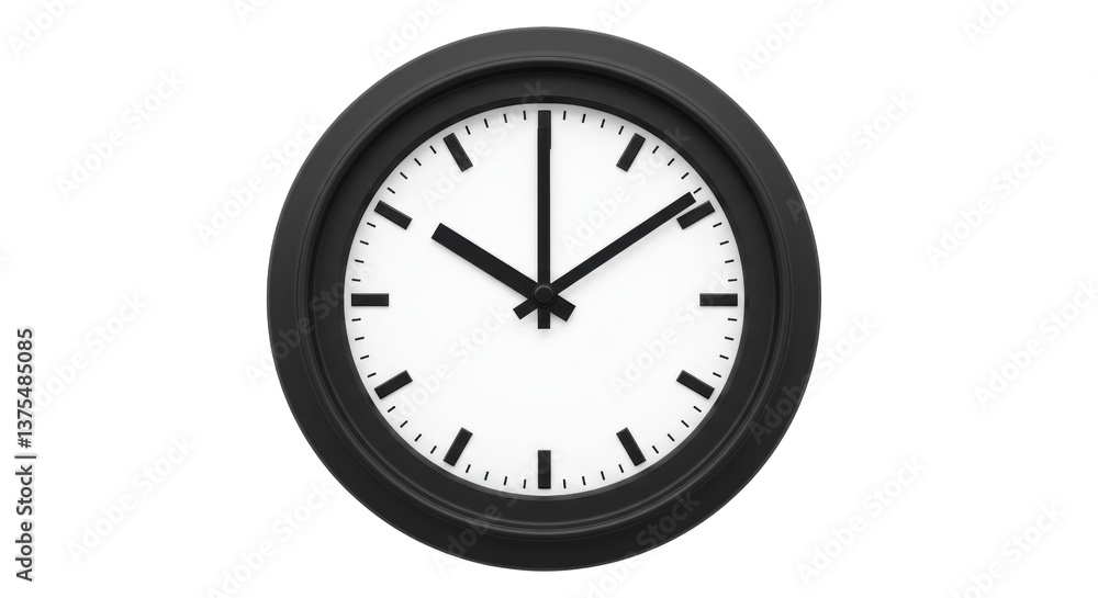 Isolated Wall Clock Isolated Wall Clock