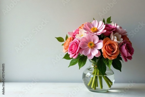 Wallpaper Mural Beautifully arranged bouquet of fresh flowers in a elegant vase, calla, bouquet Torontodigital.ca