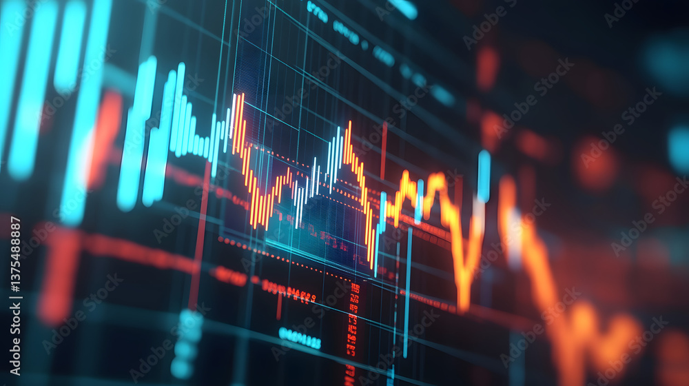3D graph up with search notice icon for finance statistic, sell and buy report. analyzing investment money cash and exchange with finance. 3d trading stock report icon vector render illustration 3D graph up with search notice icon for finance statistic, sell and buy report. analyzing investment money cash and exchange with finance. 3d trading stock report icon vector render illustration
