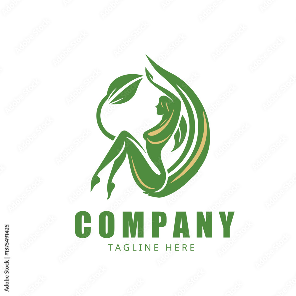 Fototapeta premium health beauty logo