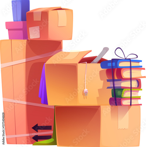 Used Goods in Boxes