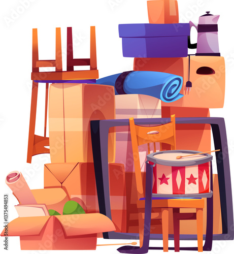 Used Stuff in Boxes