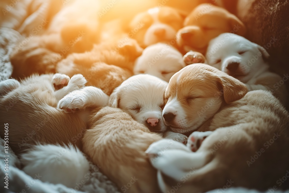 puppies sleeping together puppies sleeping together