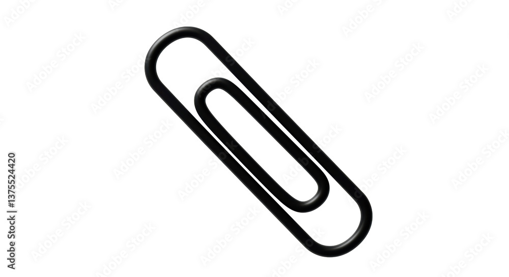 Isolated Paper Clip Isolated Paper Clip