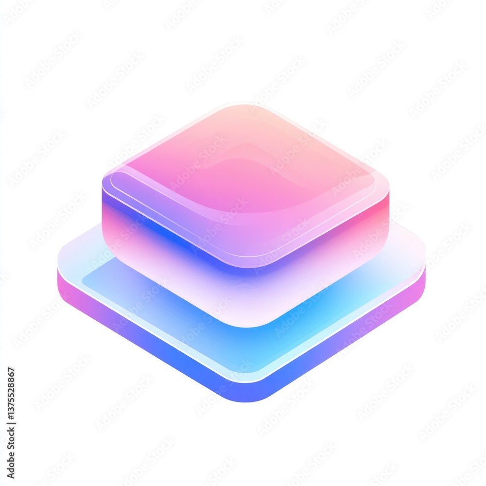 Aerogel Material. Two-Tone Gradient Icon Depicting Nanotechnology Particles Aerogel Material. Two-Tone Gradient Icon Depicting Nanotechnology Particles