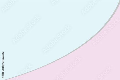 Two-tone pastel background pressed together