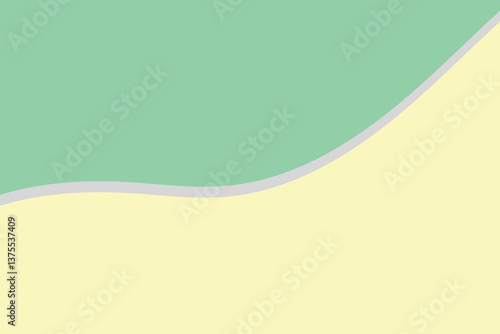 Two-tone pastel background pressed together