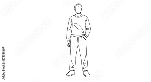 vector illustration of a man