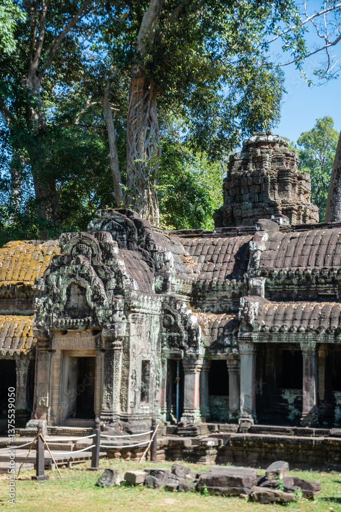 Obraz premium Bantay Kdey Temple, Angkor Wat, ancient temples, Khmer civilization, Cambodia