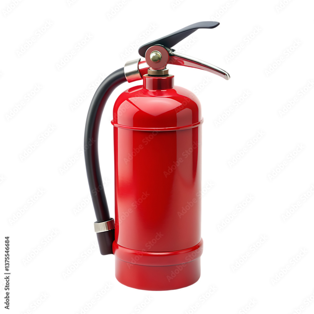 Obraz premium Red Fire Extinguisher Safety Equipment