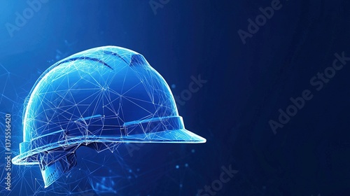 Digital Construction Safety Helmet