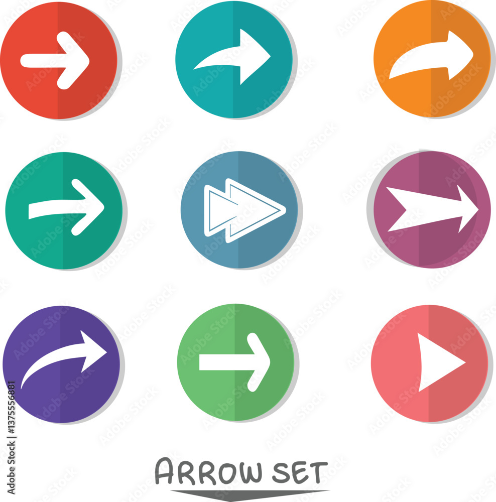 arrow icons set arrow icons set