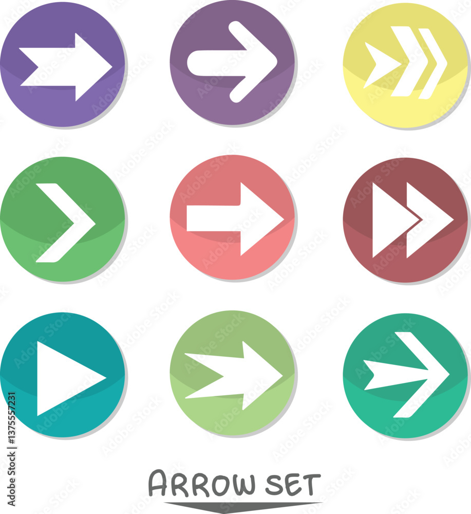 arrow icons set arrow icons set