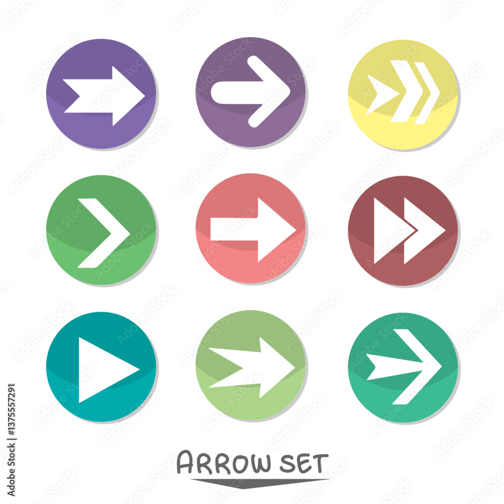 arrow icons set arrow icons set