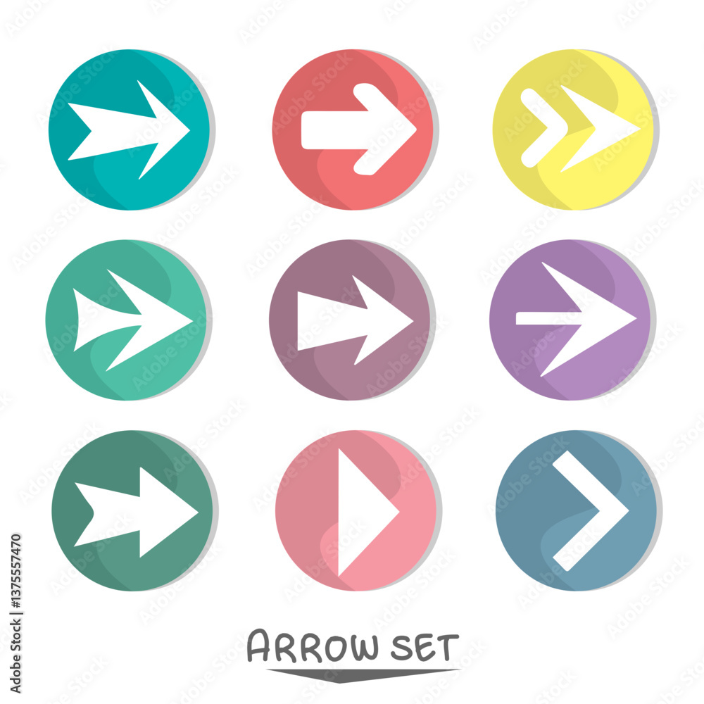 arrow icons set arrow icons set