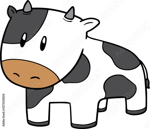 Illustration of cow
