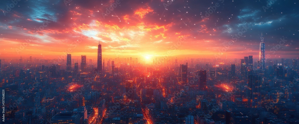 Network and Urban Development in a Futuristic City Network and Urban Development in a Futuristic City