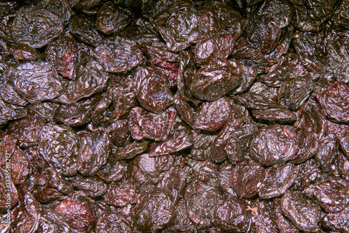 prunes dried fruits background
