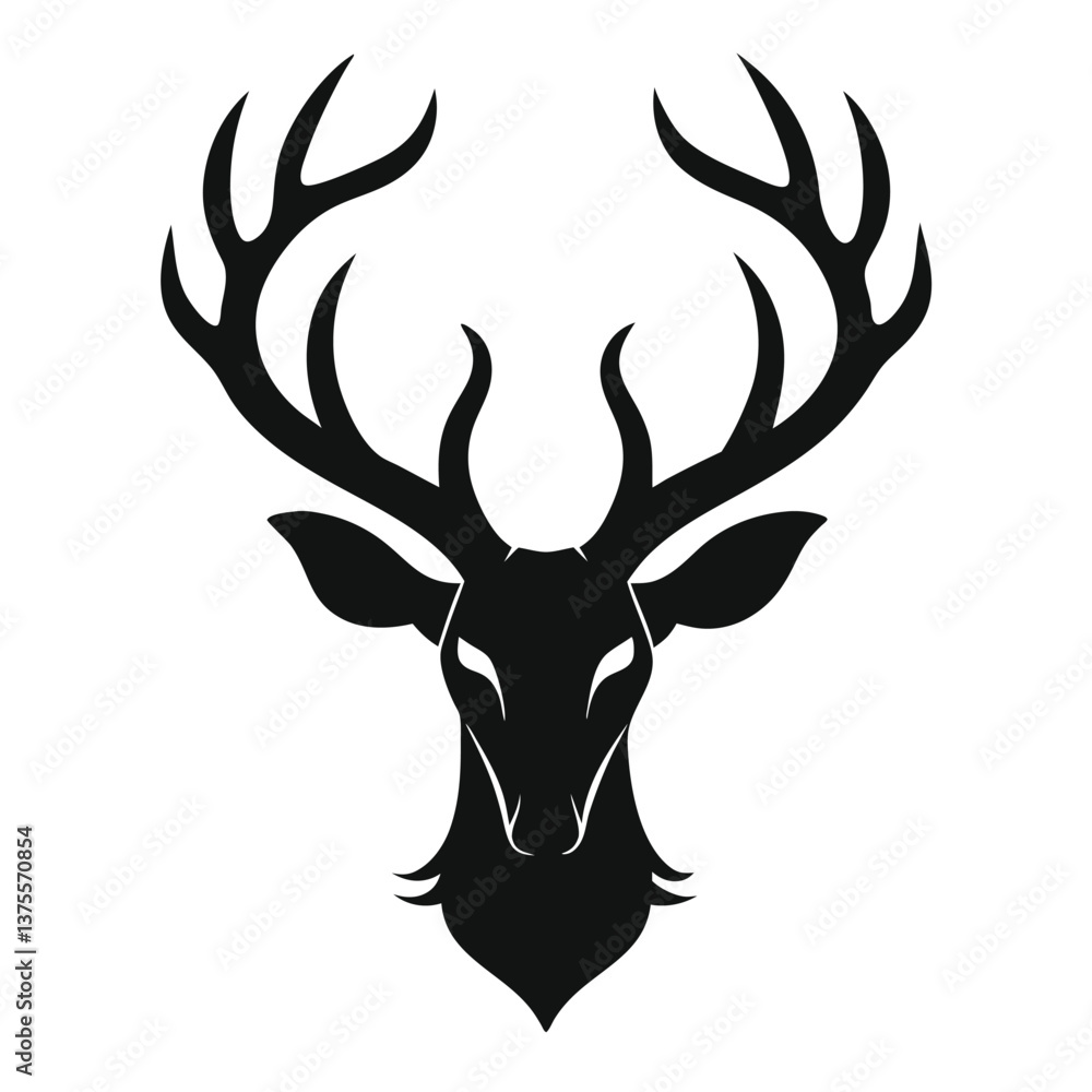 deer head vector deer head vector
