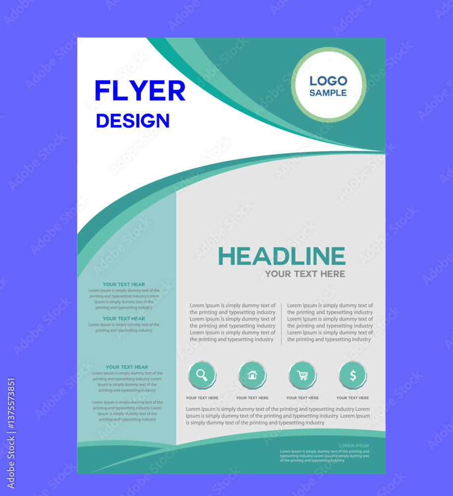 Obraz premium template banner poster compan...