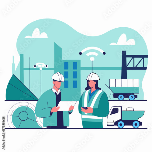 Economic Development Urban Planning Infrastructure Vector