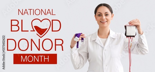 Female doctor with elastic ...