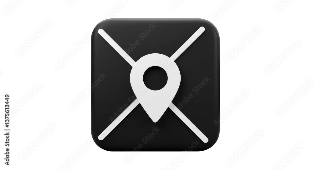 Isolated Map Location Isolated Map Location