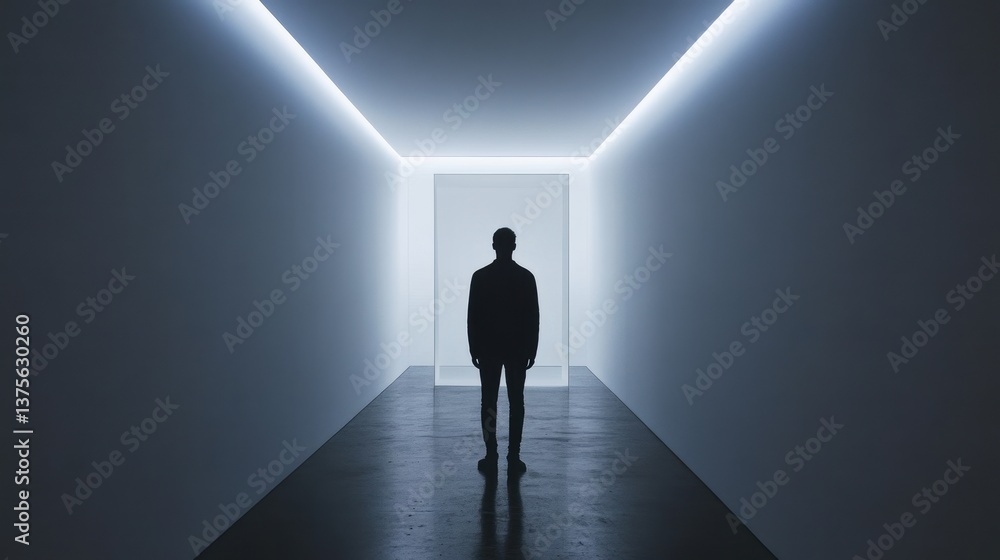 Silhouette of a man Silhouette of a man