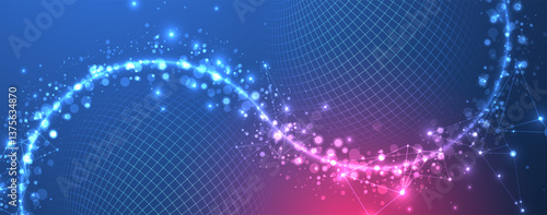 Futuristic glowing technology sphere vector art. The design gives a high-tech cybernetic feel, symbolizing digital networks, AI, or virtual reality.