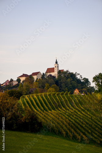 Obraz na płótnie Straden, Steiermark, Österreich, 2015 w salonie