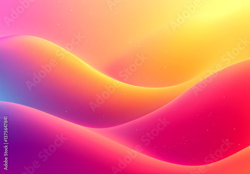 Bright and colorful background with smooth gradients, suitable for a mobile wallpaper or screensaver, creating an inviting atmosphere