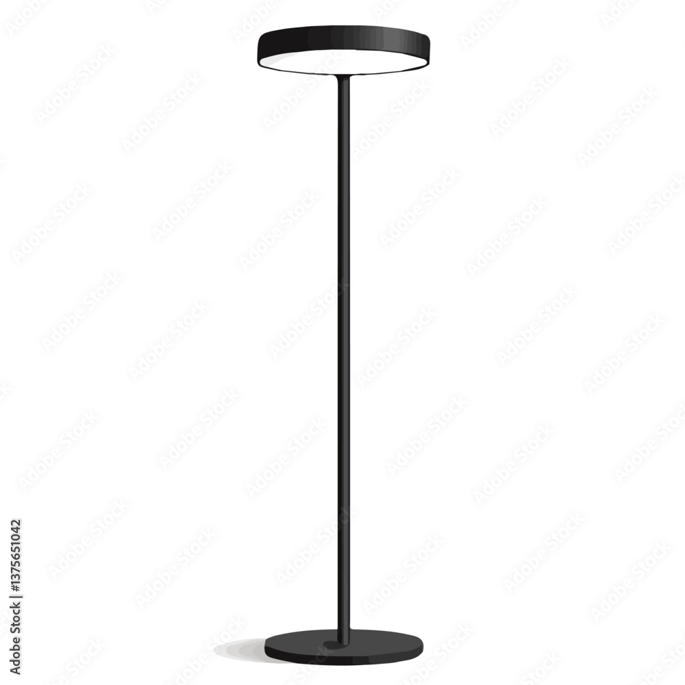 Flat vector floor lamp, minimalist design, isolated on a white background.
Flat vector floor lamp, minimalist design, isolated on a white background.