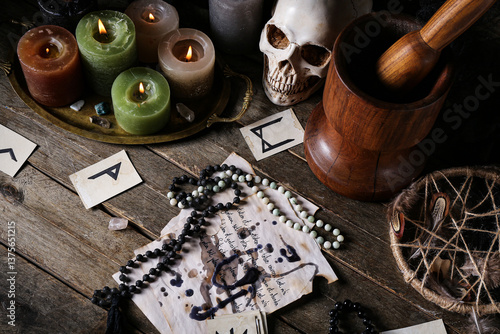 Witch's magic attributes wi...