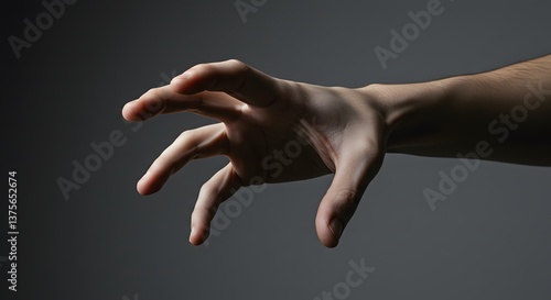 hand of the person