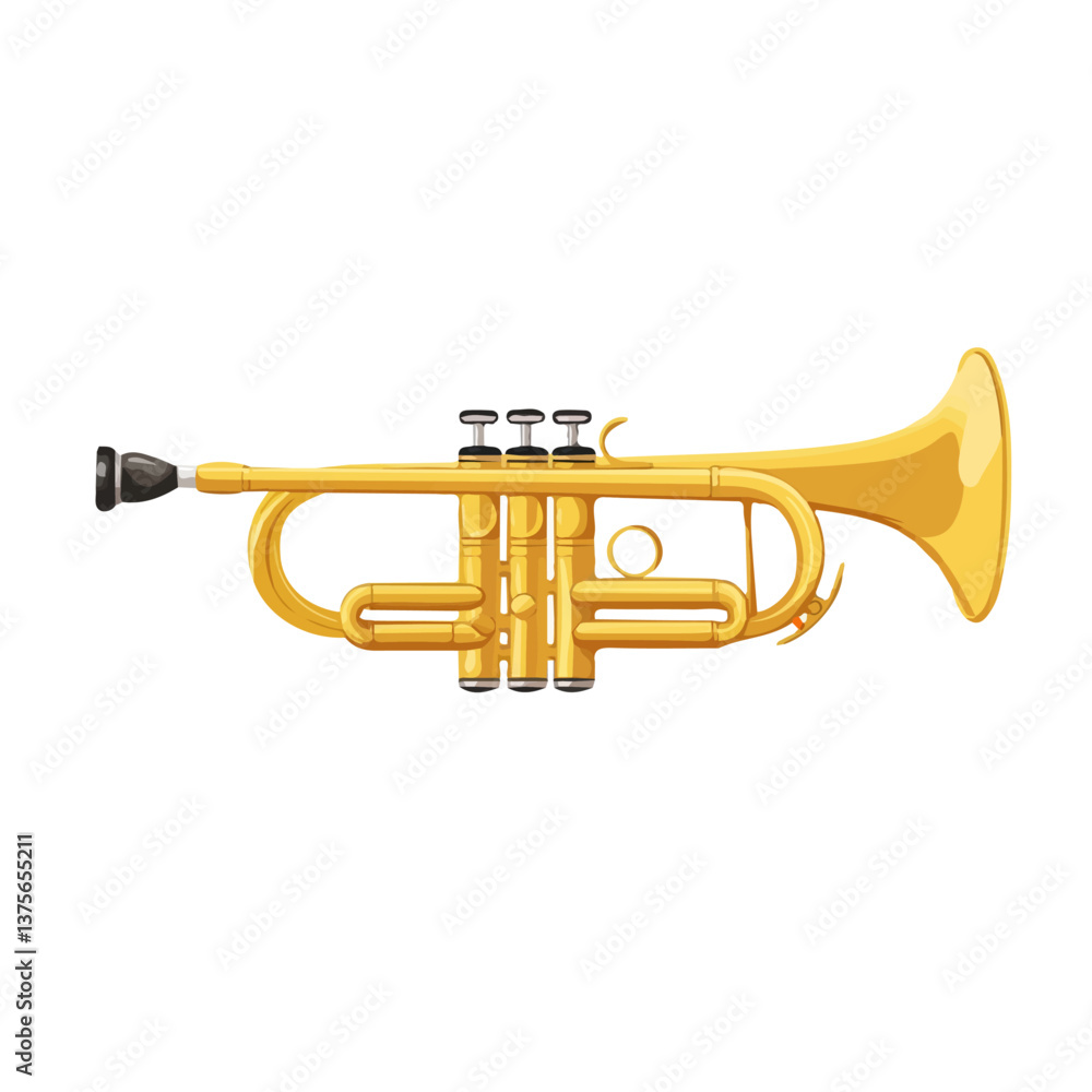 Flat vector trumpet valve oil, minimalist design, isolated on a white background.
Flat vector trumpet valve oil, minimalist design, isolated on a white background.