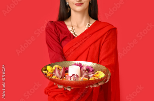 Beautiful young Indian woma...