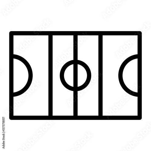 Center Forward Icon Line
