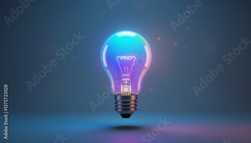 8-bit pixel-perfect smart bulb with vibrant RGB colors, floating in isolation