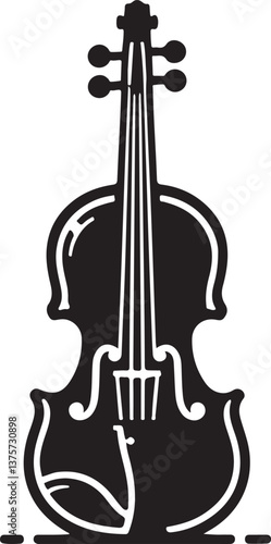 violin vector illustration