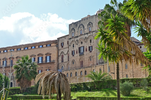 Obraz na płótnie Palermo, il palazzo dei Normanni - Sicilia w salonie
