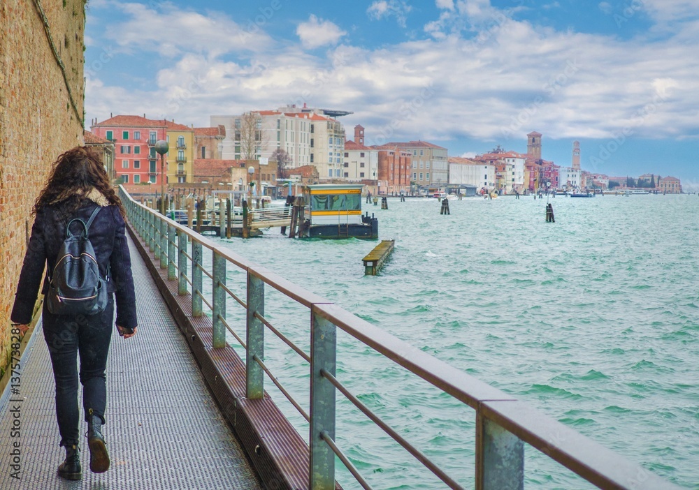 Venice, Italy - The city on the sea, with the most characteristic places and touristic attractions in the world. Here in particular a landmark view.