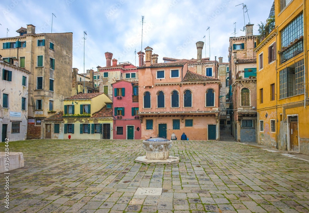 Venice, Italy - The city on the sea, with the most characteristic places and touristic attractions in the world. Here in particular a landmark view.