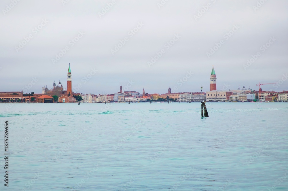 Venice, Italy - The city on the sea, with the most characteristic places and touristic attractions in the world. Here in particular a landmark view. Venice, Italy - The city on the sea, with the most characteristic places and touristic attractions in the world. Here in particular a landmark view.