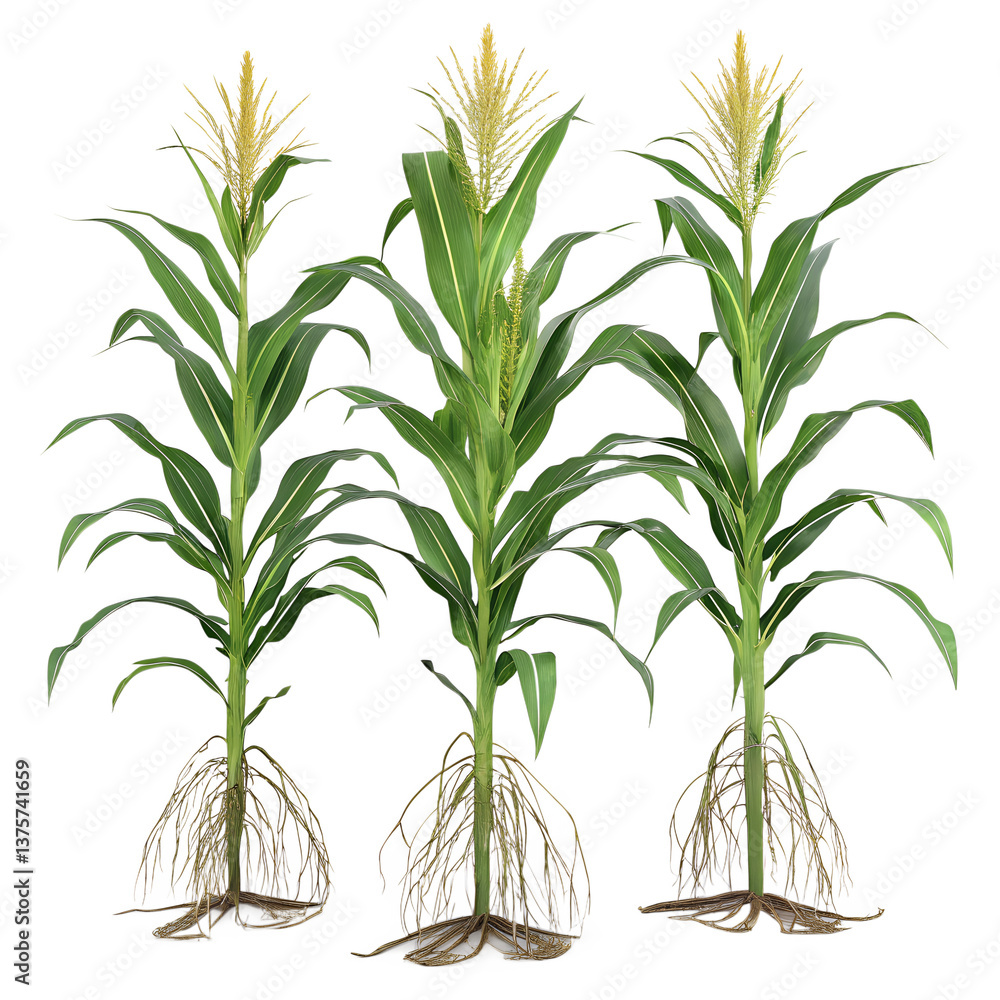 Obraz premium Corn tree isolated on transparent background