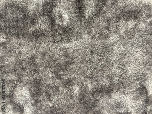 Quadro su tela Texture of a carpet rug with deep fur and tuft
