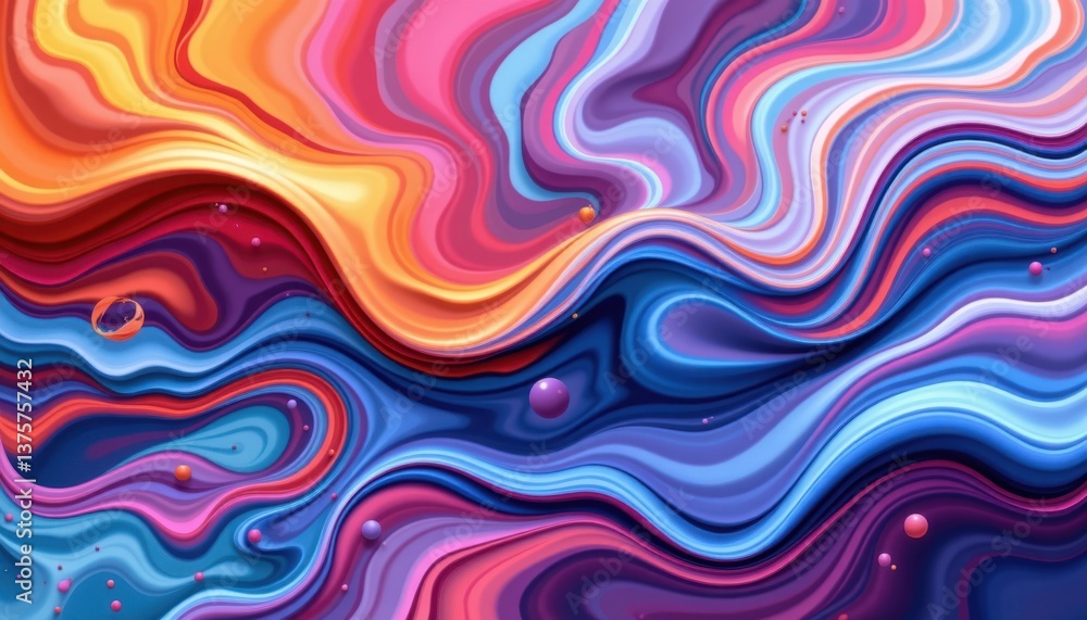 Fluid Dynamics Illustrate liquid flowing into vibrant, splashing forms, capturing motion and color in an abstract way. Fluid Dynamics Illustrate liquid flowing into vibrant, splashing forms, capturing motion and color in an abstract way.