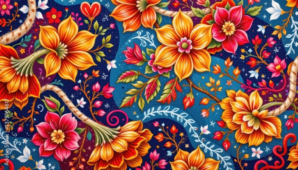 Intricate Tapestry Design a woven tapestry image filled with colorful patterns that seem to shift and move. Intricate Tapestry Design a woven tapestry image filled with colorful patterns that seem to shift and move.