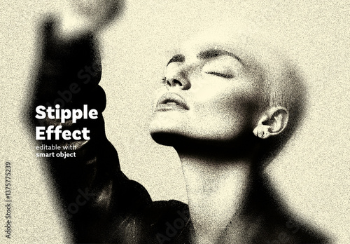 Stipple Photo Effect