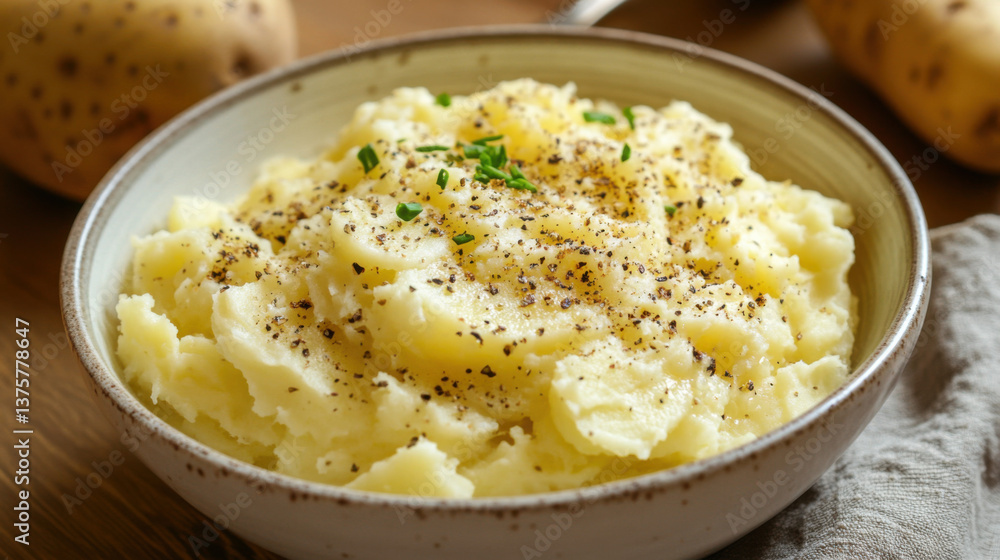 Shredded potatoes with vinegar 
